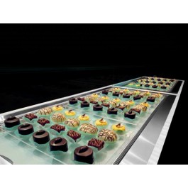 PASTRY COUNTER WINDOW DROP IN PRALINES WITHOUT GLASS WITHOUT PANELS W252XD81,5XH95