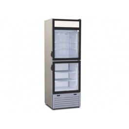 COMBINED REFRIGERATED CABINET WITH GLASS DOOR MOD TWIN 40
