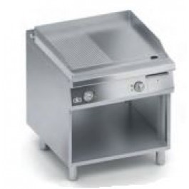 ELECTRIC FRY TOP 1/2 SMOOTH PLATE 1/2 GROOVED PLATE WITH SHAFT A DAY SERIES 90 SOLUTION