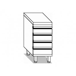 DRAWER UNIT 4 DRAWERS W40XD70XH85