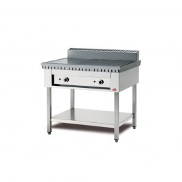 GAS PIADA COOKER WITH BASE FOR 6 PIADINE STAINLESS STEEL