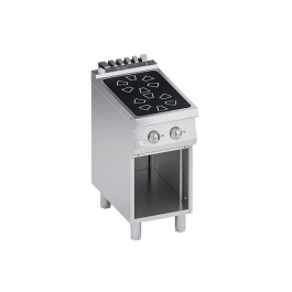 INDUCTION KITCHEN 2 PLATES WITH OPEN COMPARTMENT SERIES 70