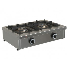 PROFESSIONAL HORIZONTAL KITCHEN WITH 2 CAST IRON GAS BURNERS