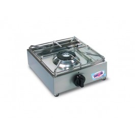 PROFESSIONAL GAS COOKER 1 FIRE STAINLESS STEEL