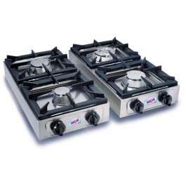 PROFESSIONAL VERTICAL GAS COOKER 2 FIRE CAST IRON