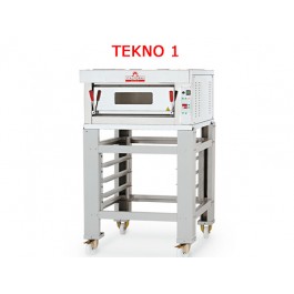 PIZZA ELECTRIC OVEN MOD. T1A/I (STEEL) COOKING REFRACTORY PLANE W61XD62XH15