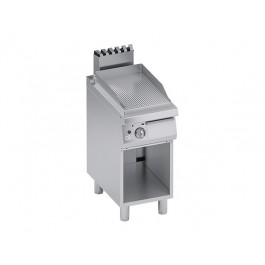 GAS FRY TOP SCRATCHED PLATE WITH OPEN COMPARTMENT SERIES 70 SOLUTION