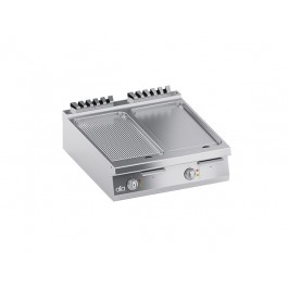 ELECTRIC FRY TOP 1/2 SMOOTH PLATE 1/2 GROOVED PLATE BENCH SERIES 90 PERFORMANCE