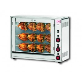 ELECTRIC CHICKEN SPIT SINGLE SUPERIMPOSED RODS E-12P-S3