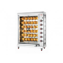 ELECTRIC CHICKEN SPIT SINGLE SUPERIMPOSED RODS E-36PB-S6