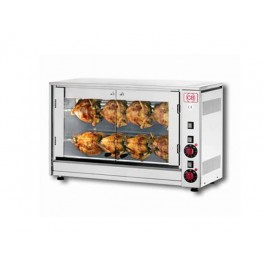 ELECTRIC CHICKEN SPIT SINGLE SUPERIMPOSED RODS E-8P-S2