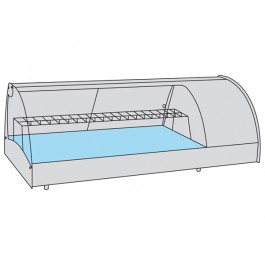 REFRIGERATED SHOWCASE FOR TAPAS MOD.GRANTAPAS 4 PI