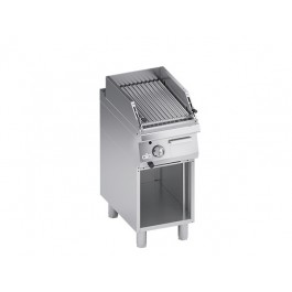 MOBILE LAVA ROCK GRILL FOR MEAT WITH OPEN COMPARTMENT SERIES 70