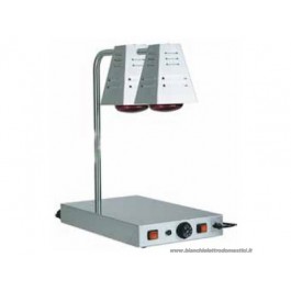 HOT STAINLESS STEEL FLAT WITH 2 INFRARED LAMPS W 58