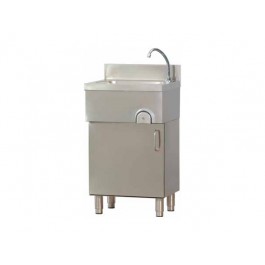 HAND WASHER WITH DOOR AND KNEE COMMAND