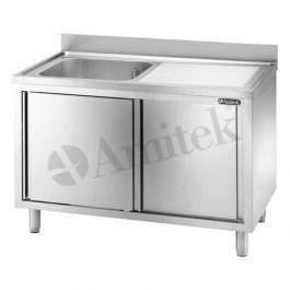 SINK WITH SLIDING DOORS mod. LTC167R2 VT