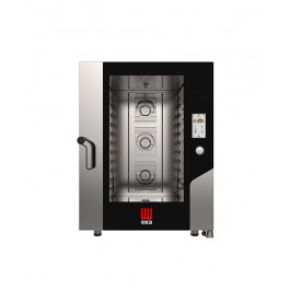 FORNO ELETTRICO COMBINATO CONVEZIONE VAPORE 10 TEGLIE 600 X 400 MM CON TOUCH SCREEN mod. MKF 1064 TS