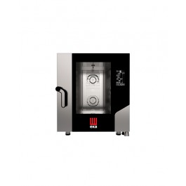 ELECTRIC COMBI OVEN WITH STEAM CONVENTION 7 TRAYS 1/1 GN WITH DIGITAL TOUCH PANEL CON BLACK MASK TECHNOLOGYmod. MKF 711 BM