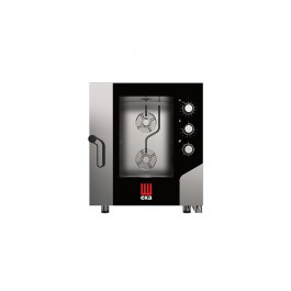 ELECTRIC COMBI OVEN WITH STEAM CONVENTION 7 TRAYS 1/1 GN WITH ELECTROMECHANICAL PANEL mod. MKF 711 S
