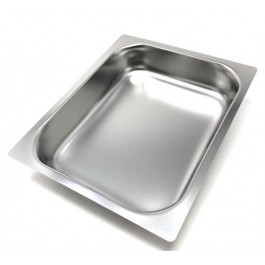 TEGLIA IN ACCIAIO INOX AISI 304 GN 1/2 H 6,5