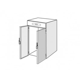 WHEELED REFRIGERATOR ROLL IN 2466 LT FOR 2 CARTS GN 1/1, GN 2/1, 60x40, 60x80