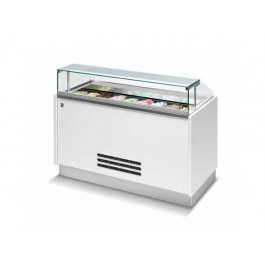 ICE CREAM VENTILATED SHOWCASE MOD. SNACK & FOOD 5 PANS WITHOUT PANEL