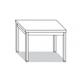 TABLE ON LEGS W130XD60XH85