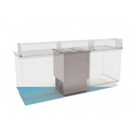 BUILT-IN GELATO COCKPIT COUNTER MOD DOLCE VITA IN 6 STATIC
