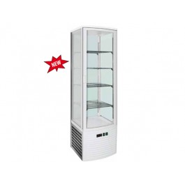 SHOWCASE 4 SIDES 280 LT VENTILATED REFRIGERATION TEMP + 2 + 8 ° C