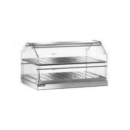 NEUTRAL SHOWCASE STAINLESS STEEL 2 SHELVES W 50 CM