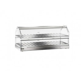 NEUTRAL SHOWCASE IN STAINLESS STEEL 2 FLOORS L.85 CM