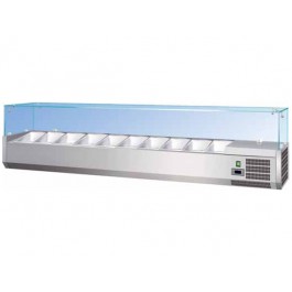 REFRIGERATED SHOWCASE W 200 FOR PIZZA CONDIMENTS 10 GN 1/4