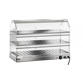 HEATED SHOWCASE 3 STAINLESS STEEL SHELVES TEMPERATURE 30/90 ° C