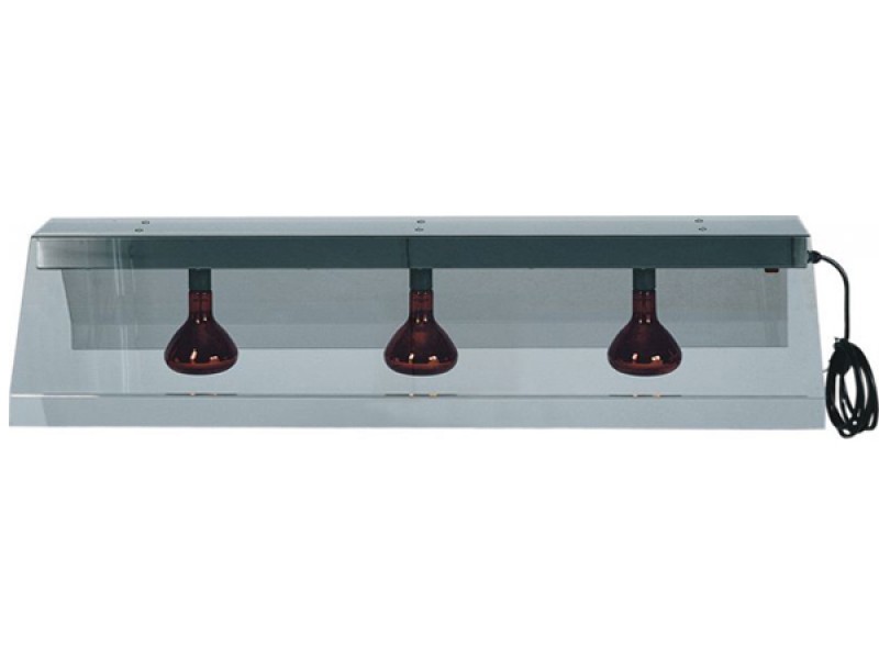 HANGING STAINLESS STEEL FRAME WITH 2 INFRARED LAMPS