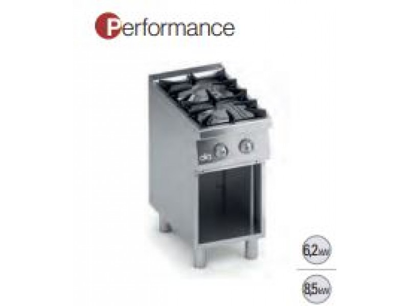 2 BURNER GAS RANGE WITH COMPARTMENT SERIES 700 PERFOMANCE K7GCUP05VV