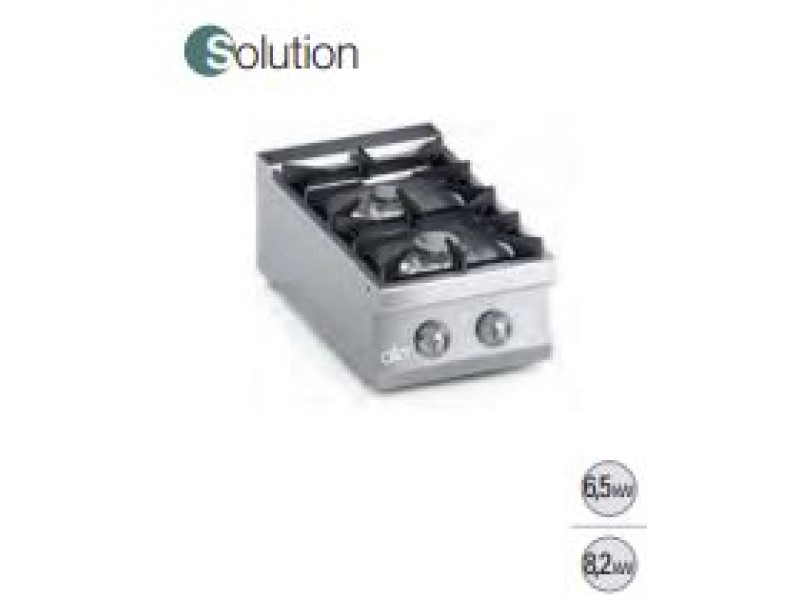 GAS BENCH KITCHEN 2 FIRES SERIES 70 SOLUTION