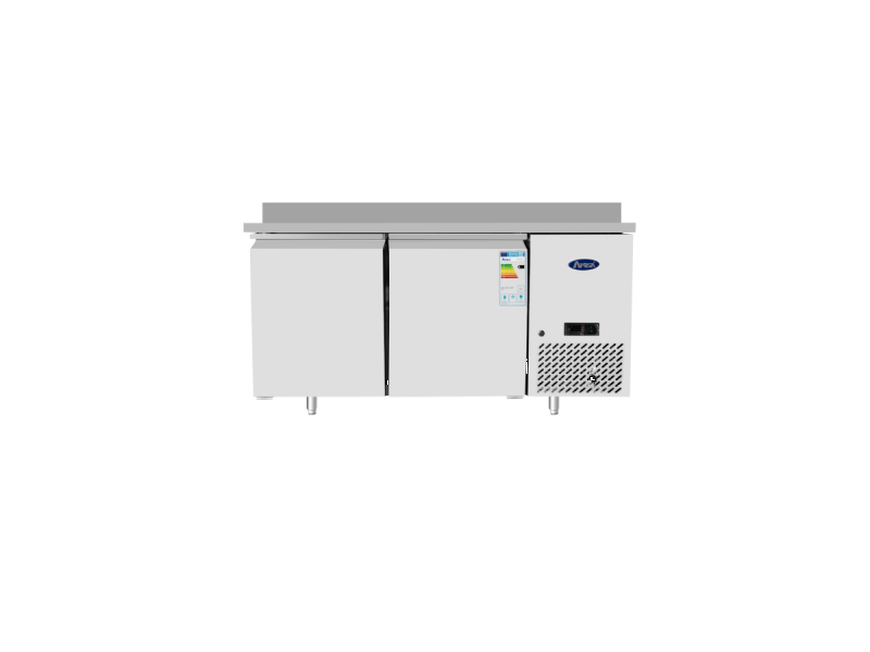 REFRIGERATED TABLE 800 TN WITH TWO DOORS mod B-EPF3495-SB-GR
