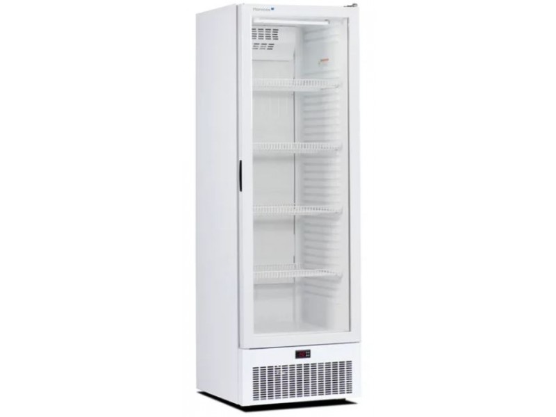 FRIGORIFERO VERTICALE BIANCO CON PORTA A VETRO SOFTLINE MOD. ARV 400 SC PV