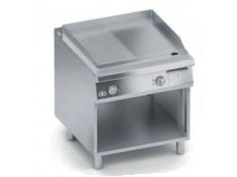 ELECTRIC FRY TOP 1/2 SMOOTH PLATE 1/2 GROOVED PLATE WITH SHAFT A DAY SERIES 90 SOLUTION