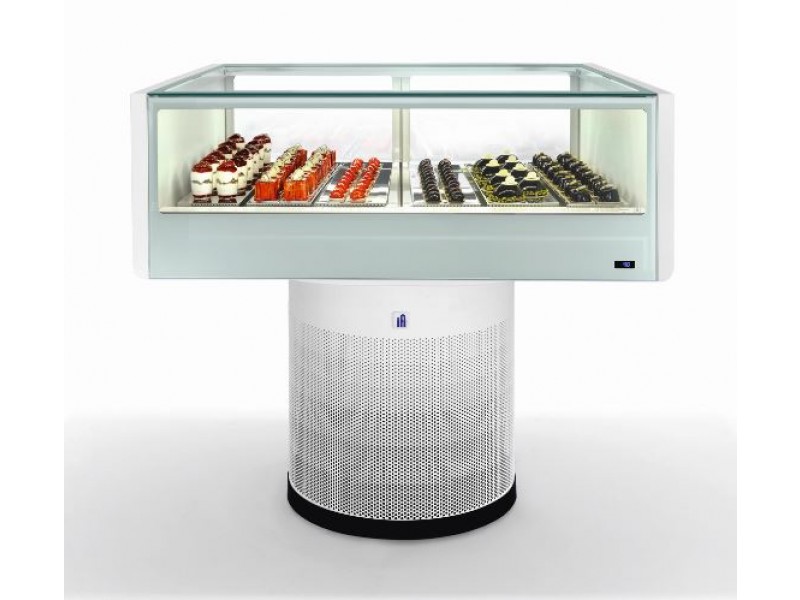 VETRINA PRALINERIA/PASTICCERIA CONVERTIBILE MOD. COLONNA L 1200 UC
