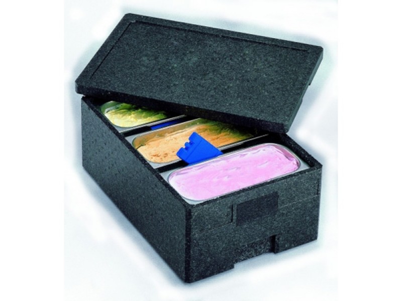 ISOTHERMAL CONTAINER FOR ICE CREAM PANS