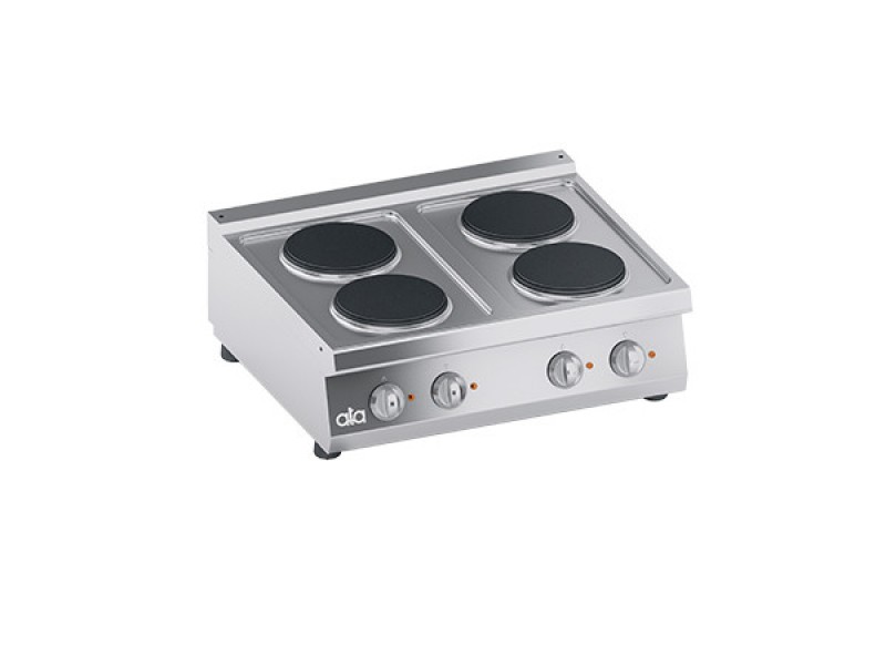 ELECTRIC BENCH KITCHEN 4 ROUND PLATES SERIES 70 PERFORMANCE