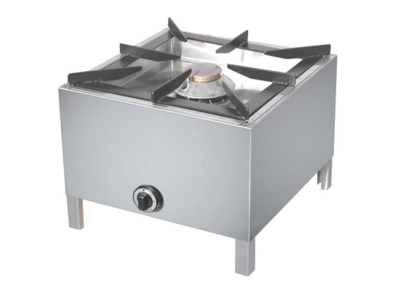 GAS COOKER WITH  REMOVABLE BURNER