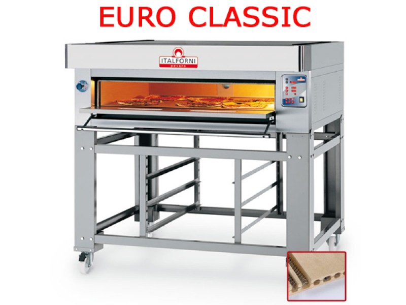 MODULAR ELECTRIC PIZZA OVEN EURO CLASSIC EC6 / I (STEEL) REFRACTORY 1 ROOM W123XD63XH17