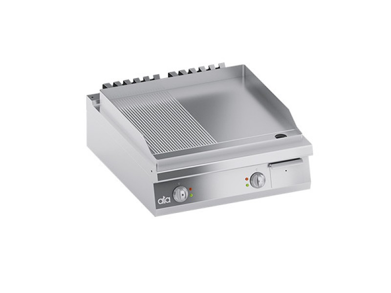 ELECTRIC BENCH FRY TOP PLATE 1/2 SMOOTH 1/2 SCRATCHED SERIES 90