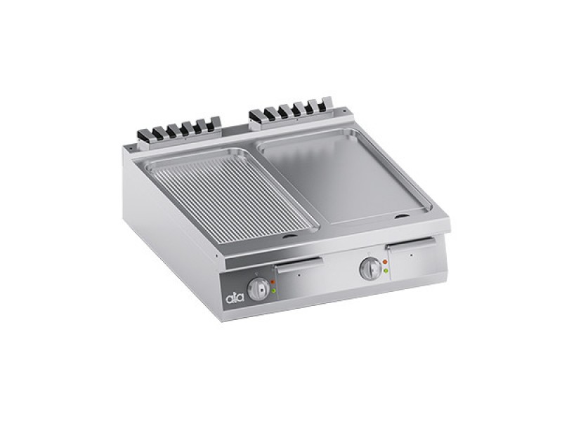 ELECTRIC FRY TOP 1/2 SMOOTH PLATE 1/2 GROOVED PLATE BENCH SERIES 90 PERFORMANCE