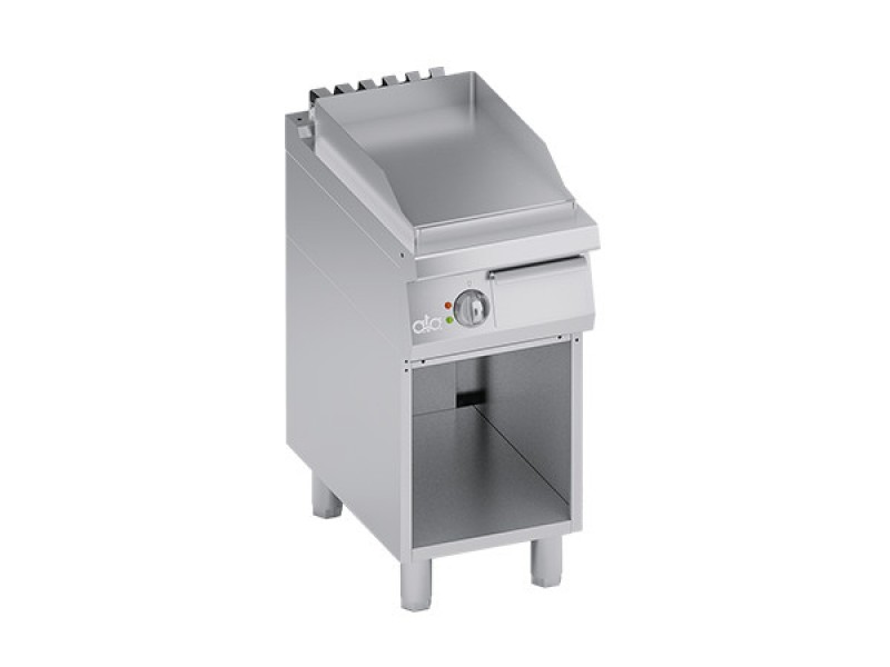 ELECTRIC FRY TOP SMOOTH PLATE OPEN COMPARTMENT SERIES 70 SOLUTION