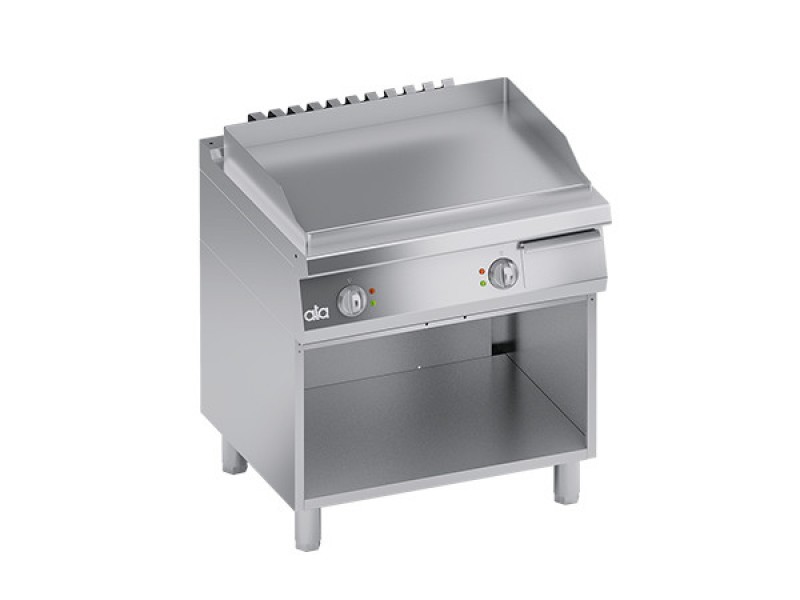 ELECTRIC FRY TOP SMOOTH PLATE OPEN COMPARTMENT SERIES 70 SOLUTION