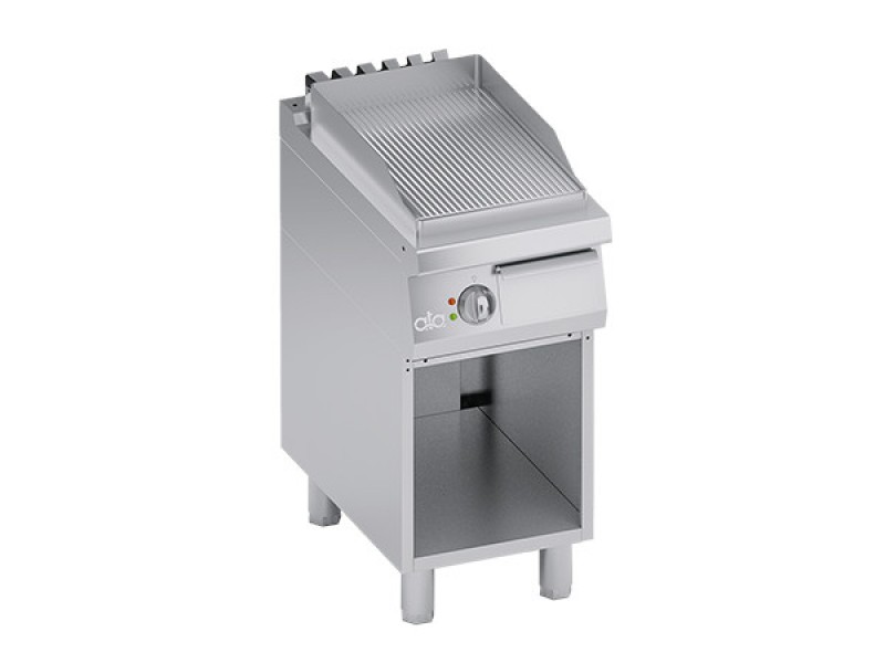 ELECTRIC FRY TOP SCRATCHED PLATE OPEN COMPARTMENT SERIES 70 SOLUTION