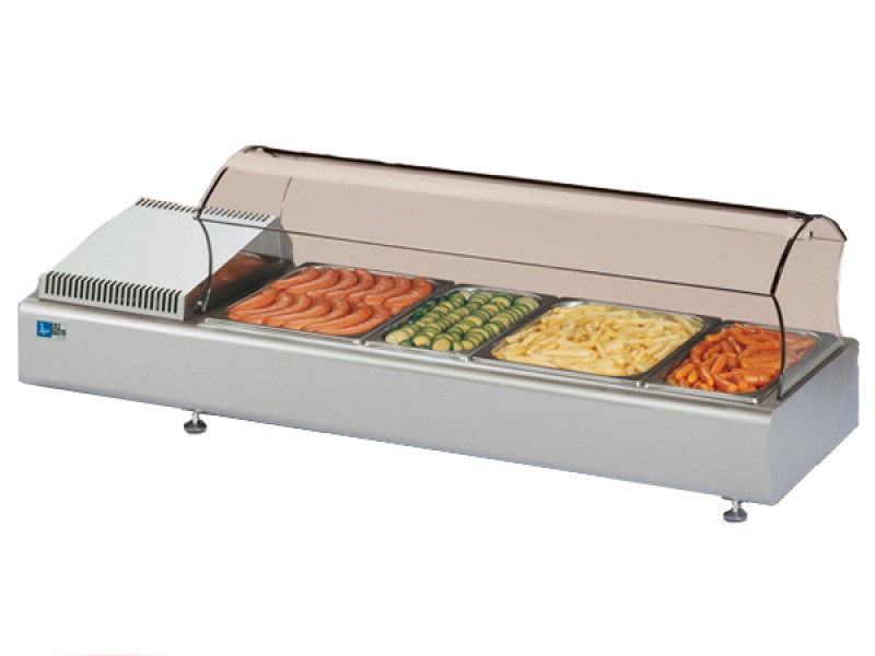 REFRIGERATED SHOWCASE MOD. GASTROSERVICE COLD 1000 SS